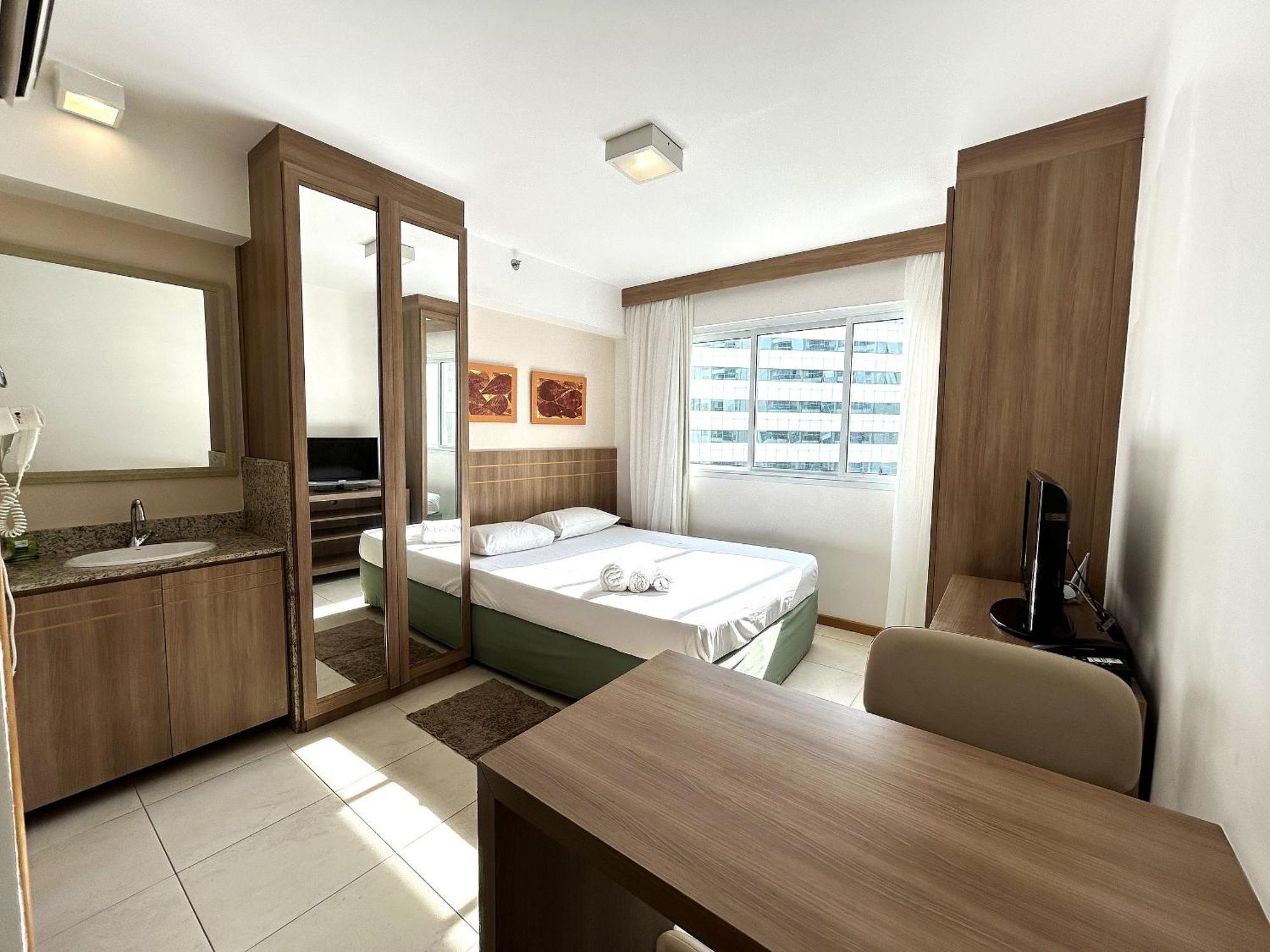 Sm1214 Flat Com Excelente Localizacao Em Regiao Central 巴西利亚 外观 照片